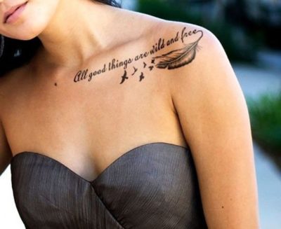 Tatuaggi Romantici Da Farsi Sulla Clavicola Da Sperimentare