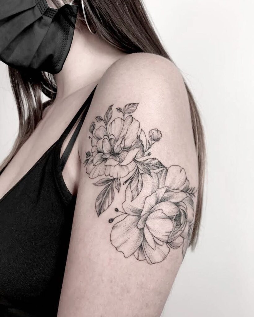 La Peonia Significato E Foto Di Questo Tatuaggio Delicato Capellistyle