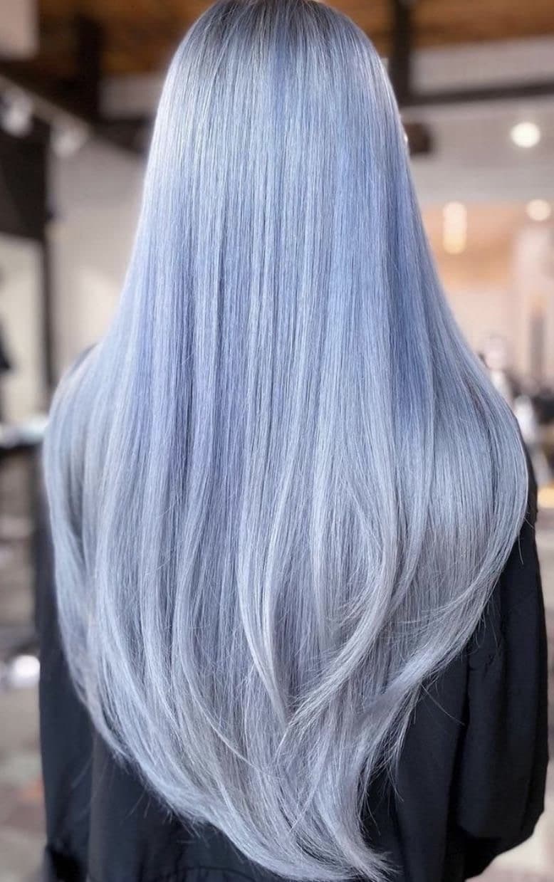 Ice Blue Platinum Blend hairstyle photo