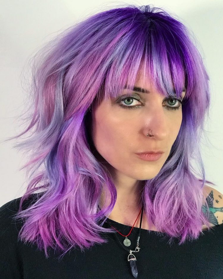 Capelli viola: 40 look che vi faranno impazzire!