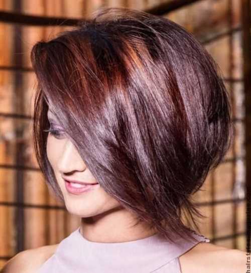  Stacked  Bob  Haircuts  with Side Long  Bangs CapelliStyle