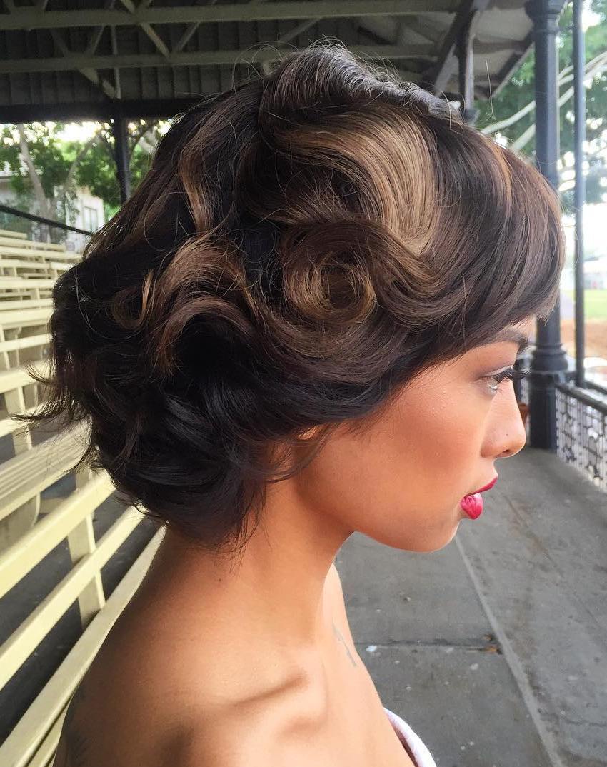 12 Vintage Wedding Hairstyle For Short Hair Capellistyle