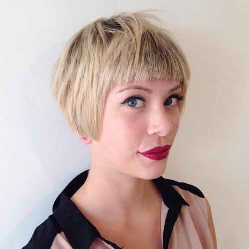 6 Cropped Layered Bob With Bangs Capellistyle 4527