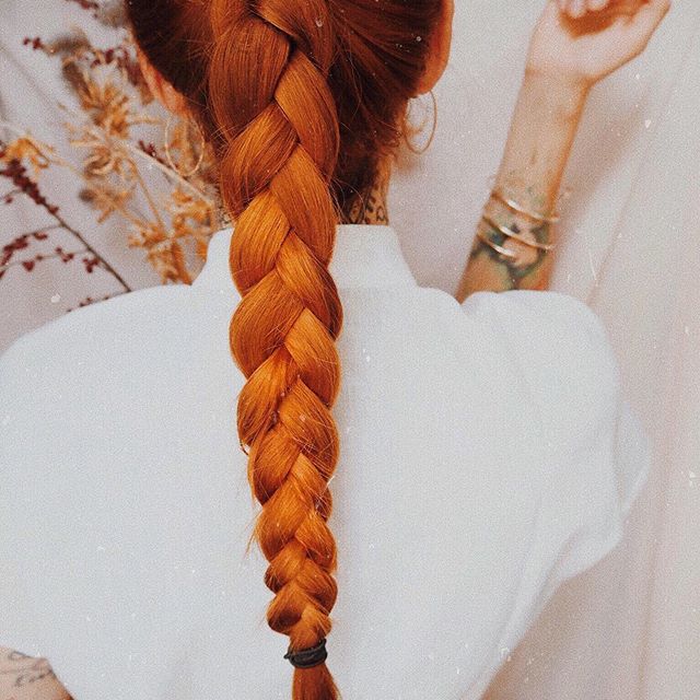 Capelli rossi rame