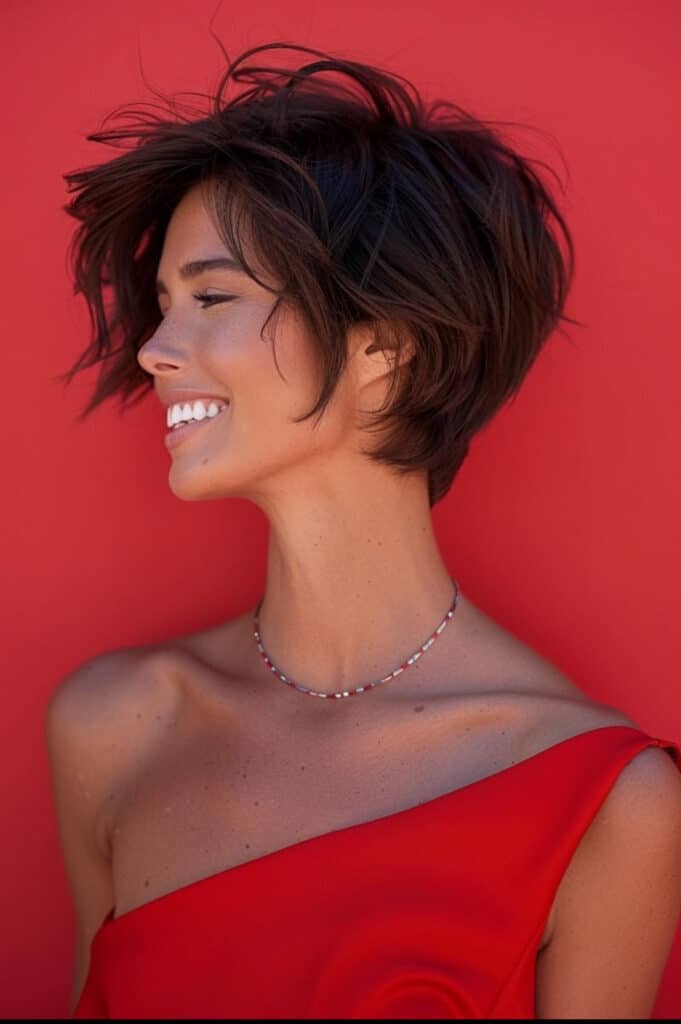 pixie cut corto