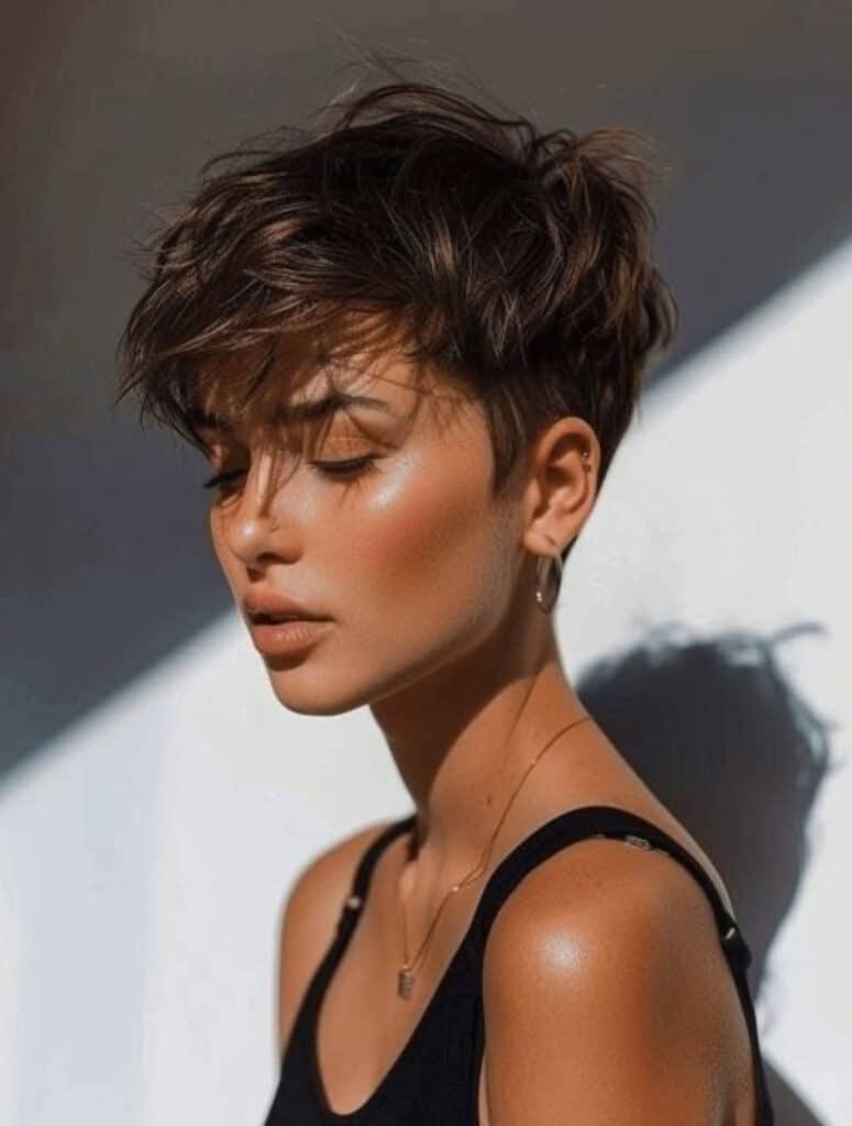 pixie cut corto