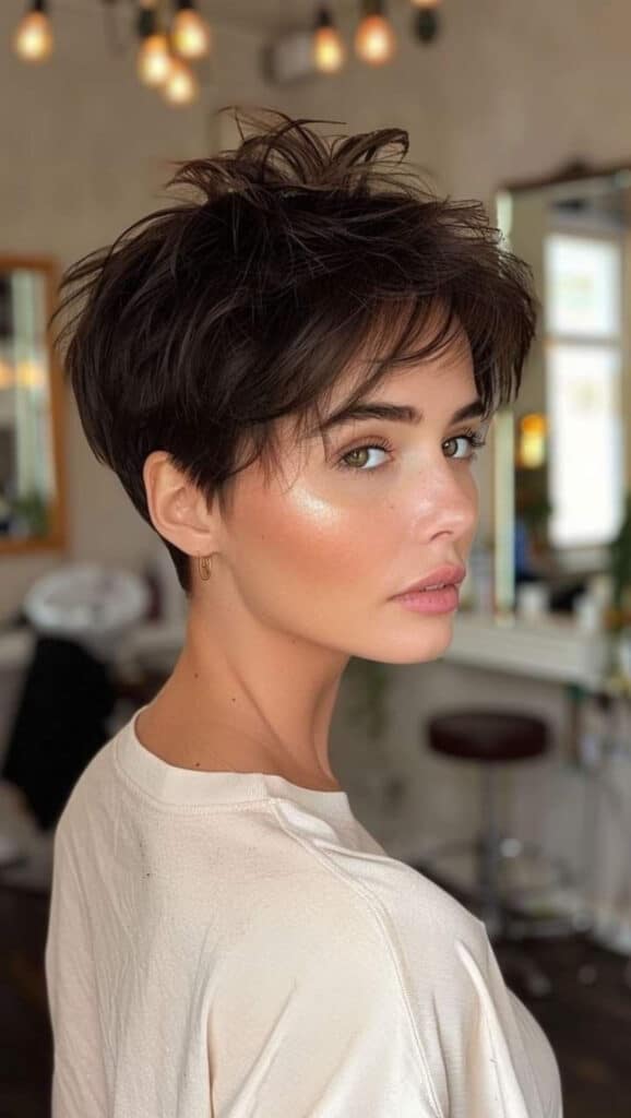 pixie cut corto